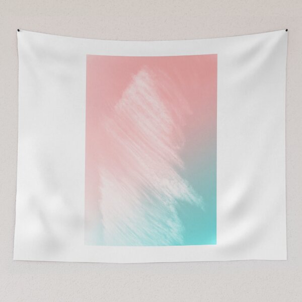 Item preview, Pink Mixing With Blue Colorful Painting designed and sold by AidenChen.