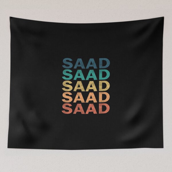 Item preview, Saad Name T Shirt - Saad Vintage Retro Saad Name Gift Item Tee designed and sold by artwigse.