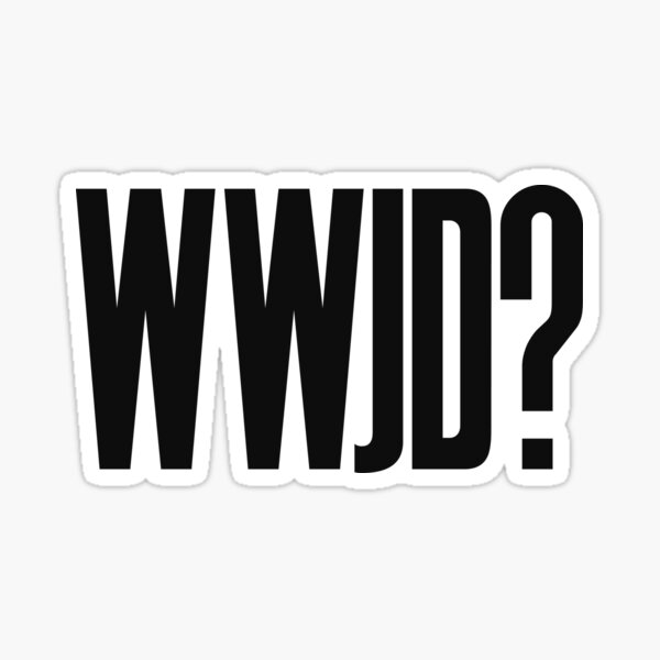 Vista previa del artículo con la obra «WWJD?», diseñado y vendido por Bethel  Store.
