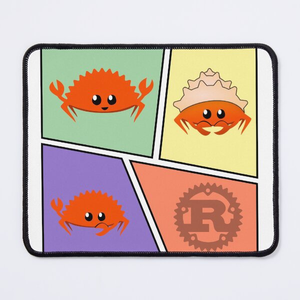 Item preview, Rust comic with Ferris designed and sold by leesander.