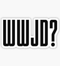 WWJD ? Sticker