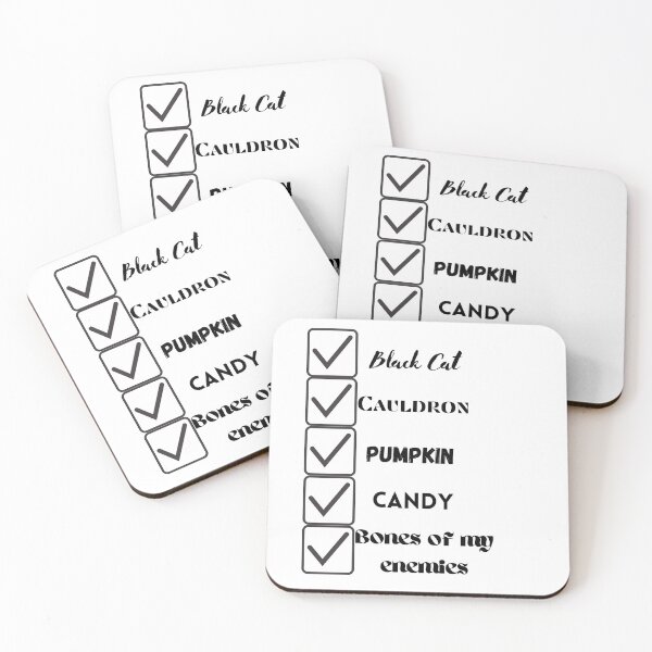 Item preview, Halloween Checklist designed and sold by RieHarp.