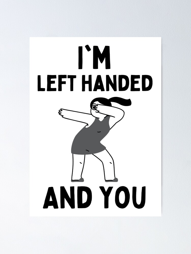 International Left Handers Day Funny Left Handed Products Art