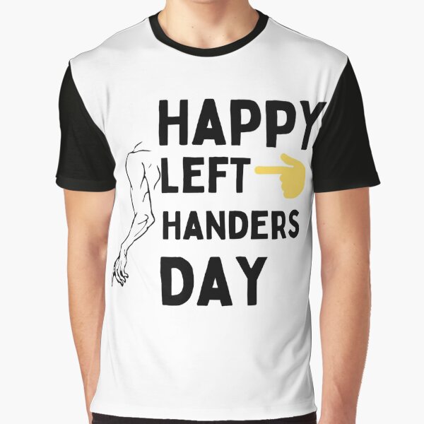 International Left Handers Day Funny Left Handed Products Art