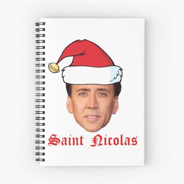 Item preview, Tarjeta navideña de San Nicolas Cage designed and sold by darthfader.