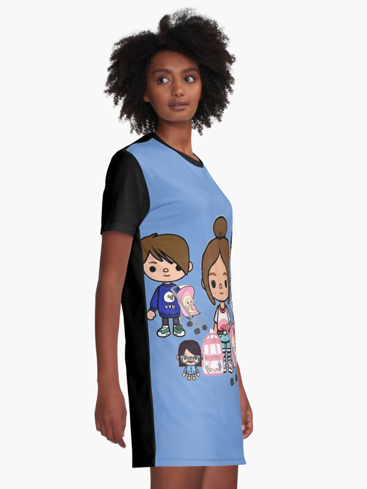 toca life box - toca boca cute Graphic T-Shirt Dress for Sale by Art-Art69