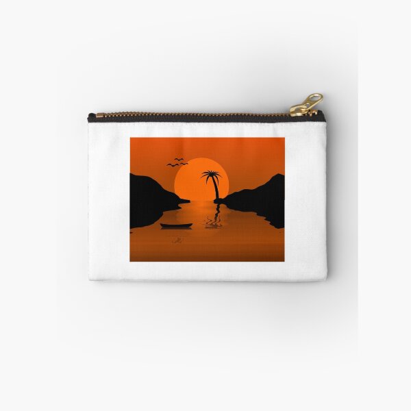 Item preview, Sunset Waterscene the Palmtree designed and sold by greengoodnich.