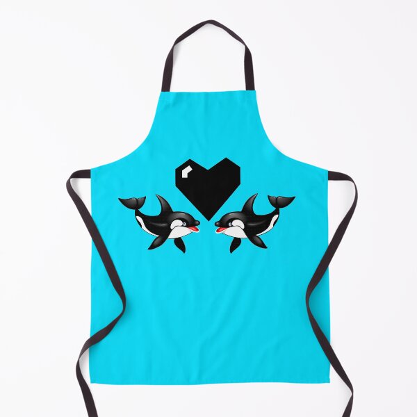 Item preview, DOLPHIN IN LOVE-VALENTINE DAY HEART designed and sold by samArtline.
