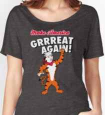 Make America GRRREAT AGAIN! - Trump the Tiger Women's Relaxed Fit T-Shirt