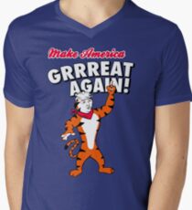 Make America GRRREAT AGAIN! - Trump the Tiger Men's V-Neck T-Shirt