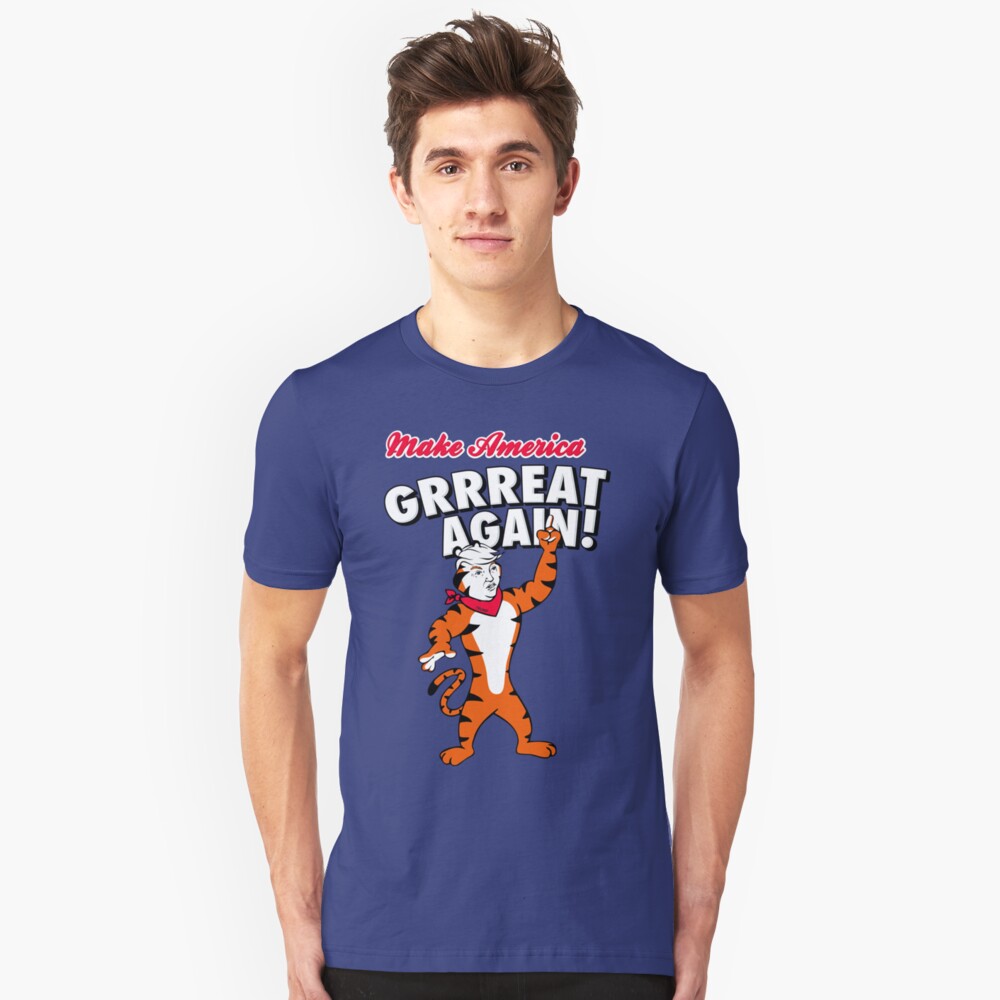 Make America GRRREAT AGAIN! - Trump the Tiger Slim Fit T-Shirt