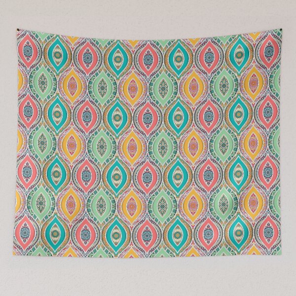 Item preview, Seamless ethnic floral pattern - Muzozumi No.027 designed and sold by mabanda.