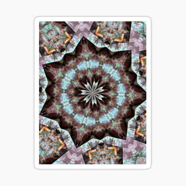 "kaleidoscope" Sticker for Sale by KathleenDawson Redbubble