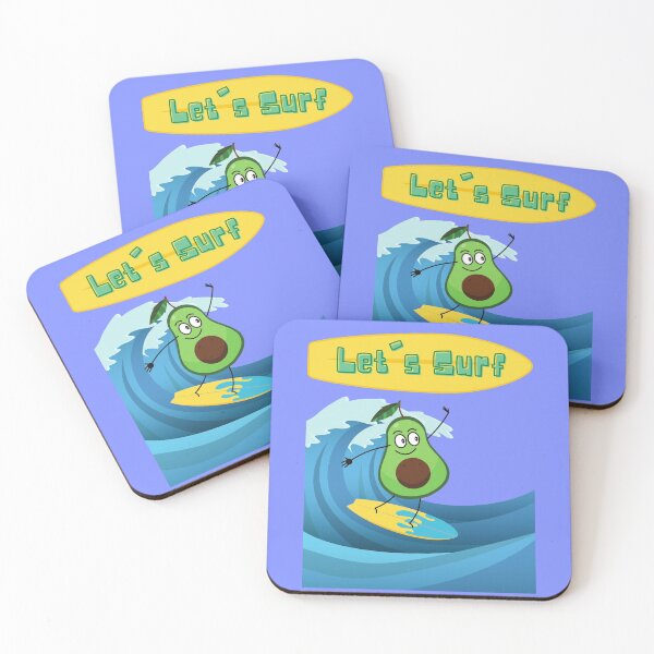 Item preview, Funny Avocado Surfing designed and sold by OlympicsMerch.