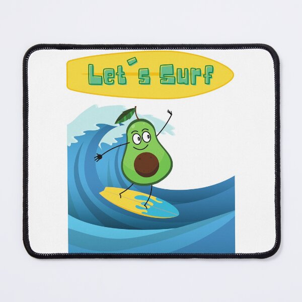 Item preview, Funny Avocado Surfing designed and sold by OlympicsMerch.