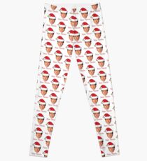 Saint Nicolas Cage Christmas Leggings