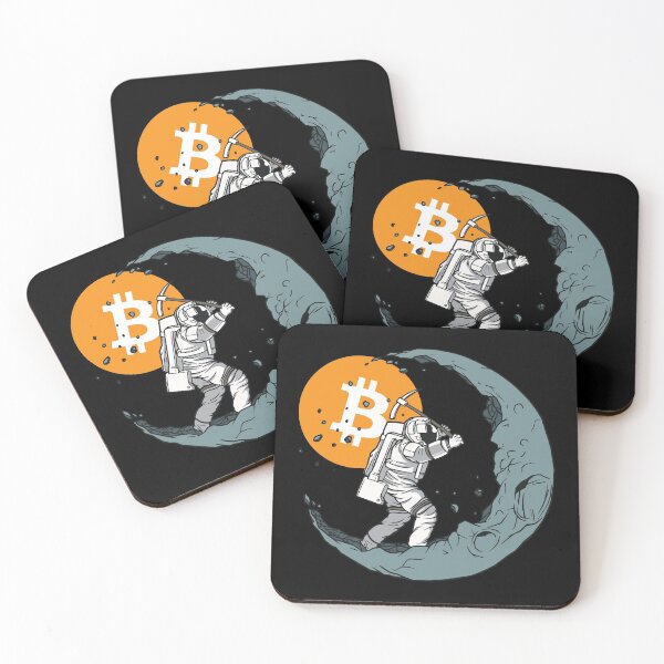 Item preview, Bitcoin Moon Man Mining Crypto Cryptocurrency  designed and sold by Bitcoin-Fashion.