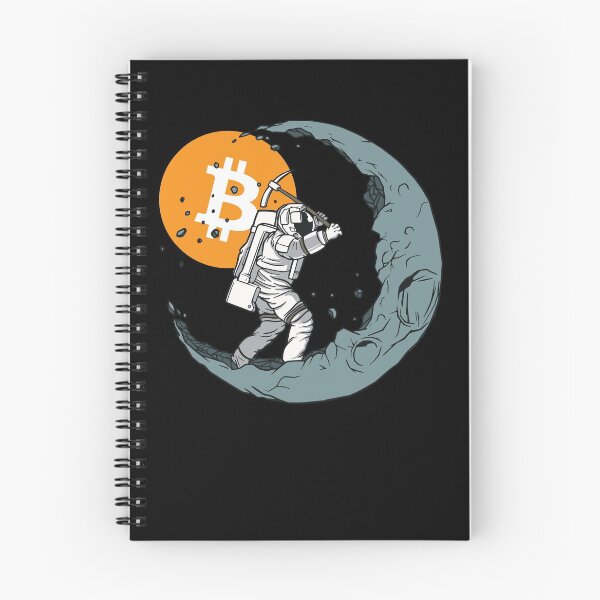Item preview, Bitcoin Moon Man Mining Crypto Cryptocurrency  designed and sold by Bitcoin-Fashion.