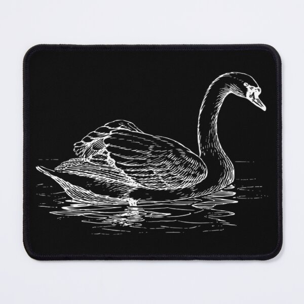 Item preview, Black And White Cute  Abbotsbury Swan designed and sold by mewsis.