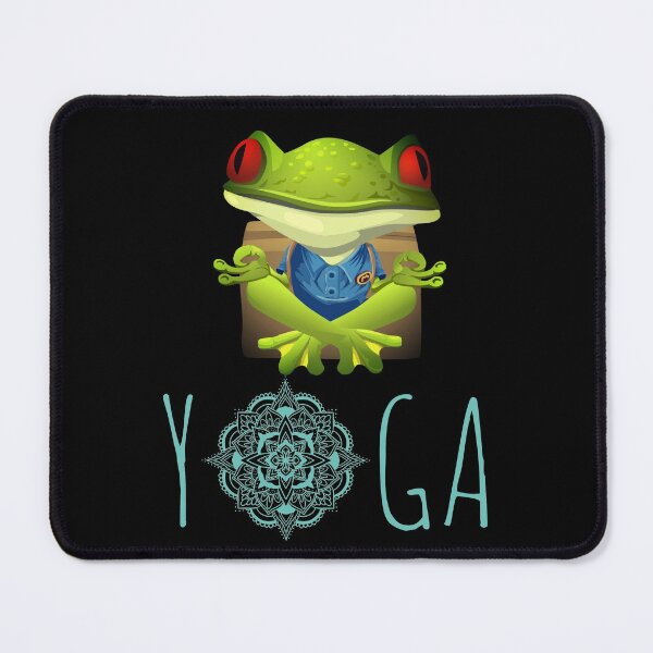 Item preview, yoga soul safe - Cute Yoga Frog designed and sold by mewsis.