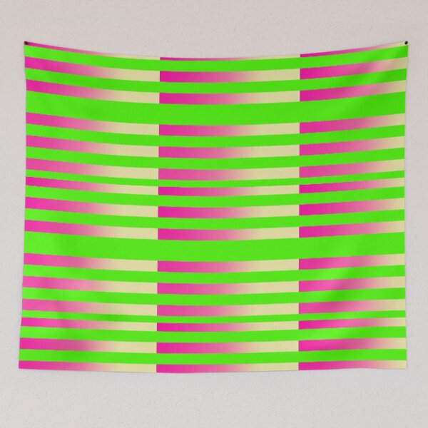 Item preview, Colorful stripes - pink, yellow, green pattern designed and sold by MyREDBlack.