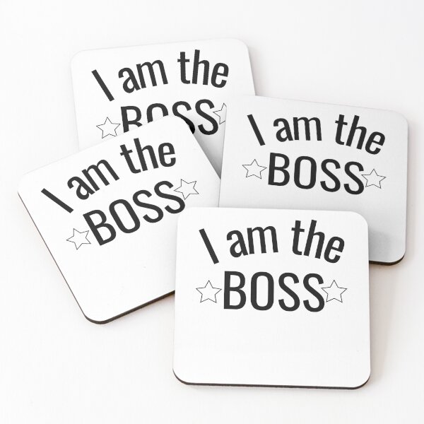 Item preview, I am the Boss designed and sold by BlueThrow.