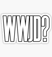 WWJD ? Sticker