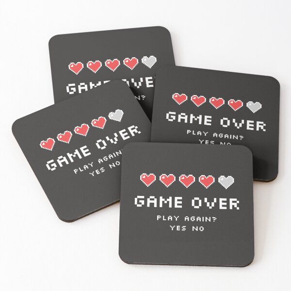 Item preview, Game Over! Play Again? designed and sold by GeektopiaTJC.