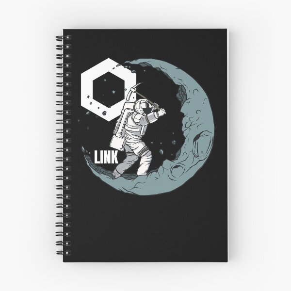 Item preview, Chainlink LINK Moon Man Mining Crypto Cryptocurrency  designed and sold by Bitcoin-Fashion.