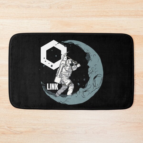 Item preview, Chainlink LINK Moon Man Mining Crypto Cryptocurrency  designed and sold by Bitcoin-Fashion.