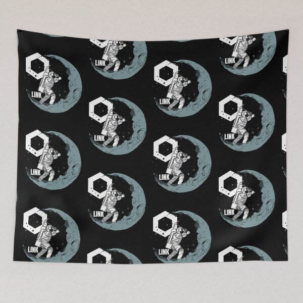 Item preview, Chainlink LINK Moon Man Mining Crypto Cryptocurrency  designed and sold by Bitcoin-Fashion.