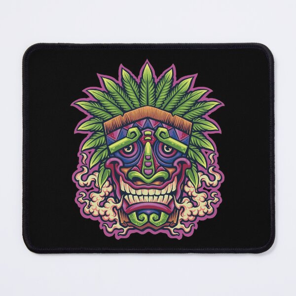 Item preview, Mayan Aztec Tikki Mask Hawaiian designed and sold by Vector Scout Lab.