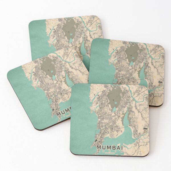 Item preview, Mumbai City Map of India - Vintage designed and sold by deMAP.