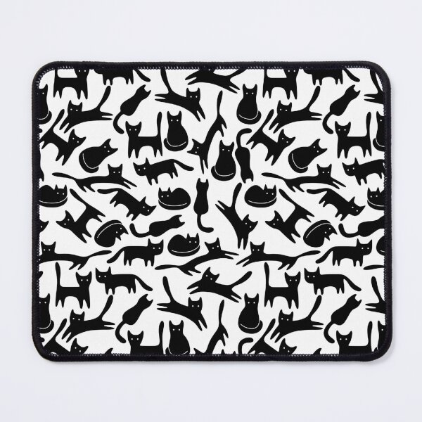Item preview, My Cat Is My Therapist - Black And White Cat Pattern designed and sold by mewsis.