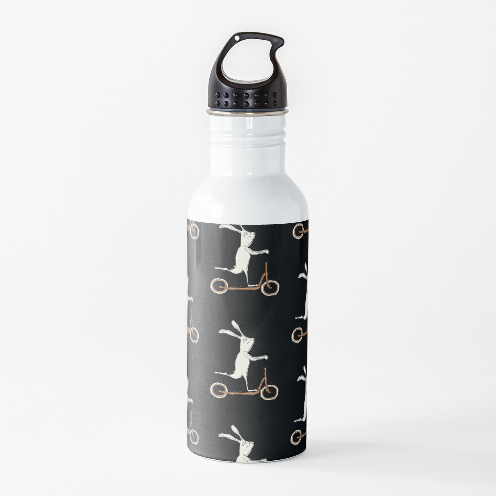 scooter - blue Water Bottle