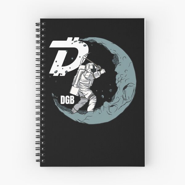 Item preview, Digibyte DGB Moon Man Mining Crypto Cryptocurrency  designed and sold by Bitcoin-Fashion.