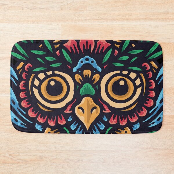 Item preview, Mayan Aztec Mandal Owl designed and sold by Vector Scout Lab.
