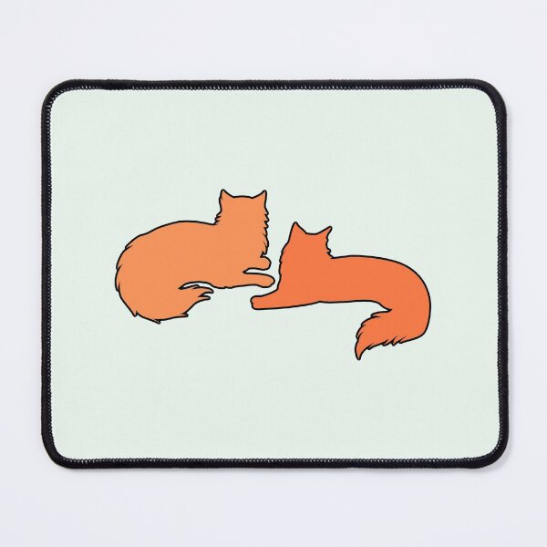 Item preview, Chloe & Red Lounging Around (Two Orange Cats) designed and sold by andmarstan.