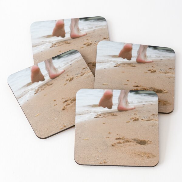 Item preview, Footsteps in the Sand designed and sold by orangelikejazz.