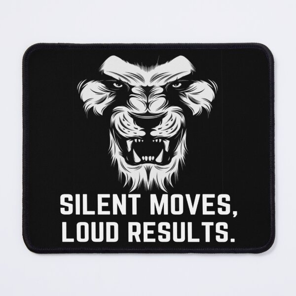 Item preview, Silent Moves Loud Results - Motivation designed and sold by mewsis.