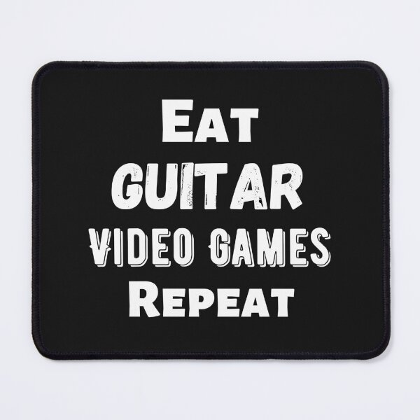Item preview, Eat Guitar Video Games Repeat designed and sold by guitarkel.
