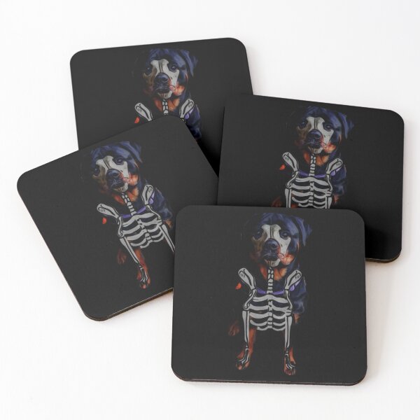 Item preview, Rottweiler Halloween skeleton  designed and sold by Freedomink.