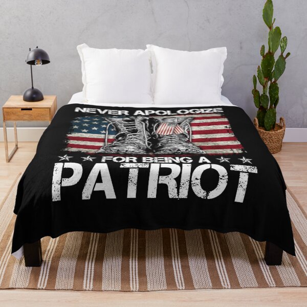 Item preview, Veteran Patriot Never Apologize For Being A Patriot designed and sold by Pam140.