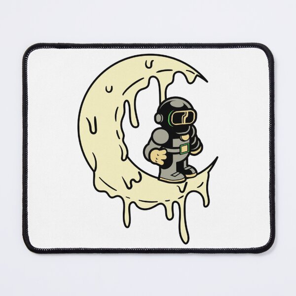 Item preview, Cute Astronaut Recluse Melting Moon designed and sold by mewsis.