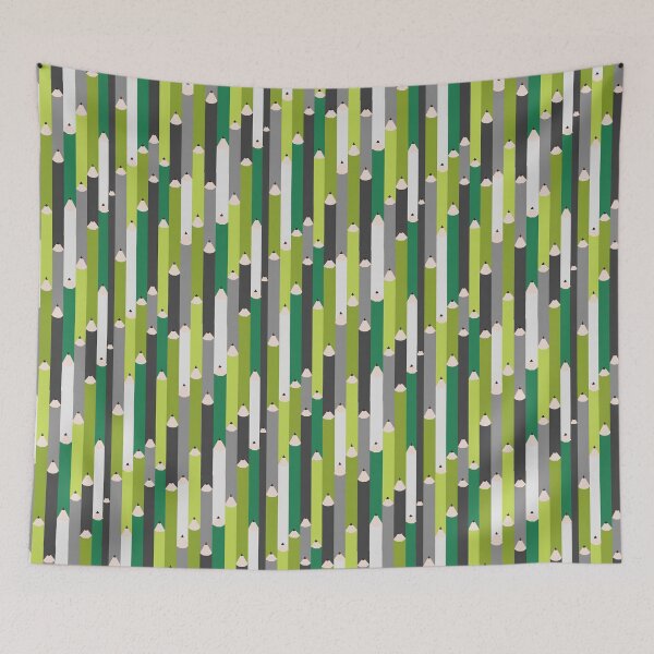 Item preview, Green Pencil pattern designed and sold by NitArtCafe.