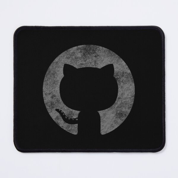 Github - Distressed Off White Mouse Pad