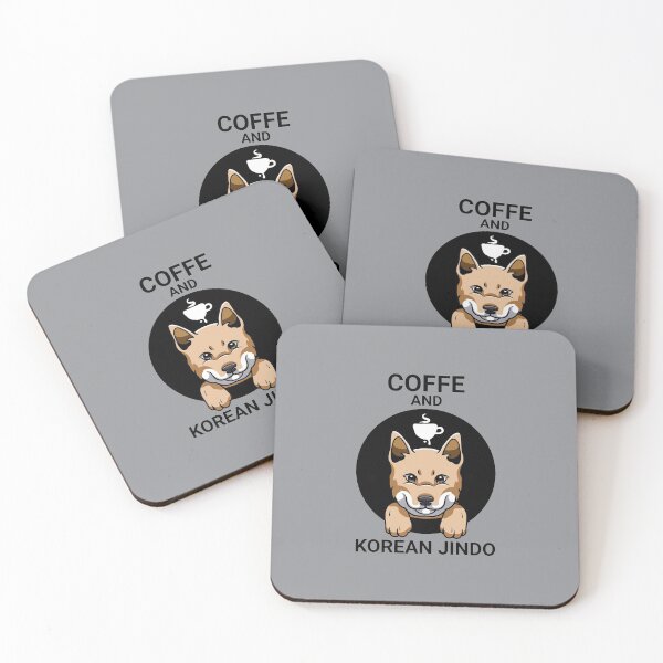Item preview, coffee and korean jindo designed and sold by Dreaming-Anmi.