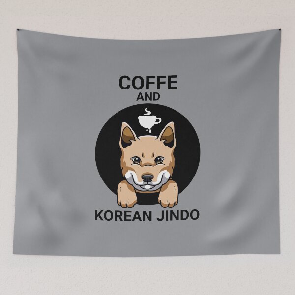 Item preview, coffee and korean jindo designed and sold by Dreaming-Anmi.