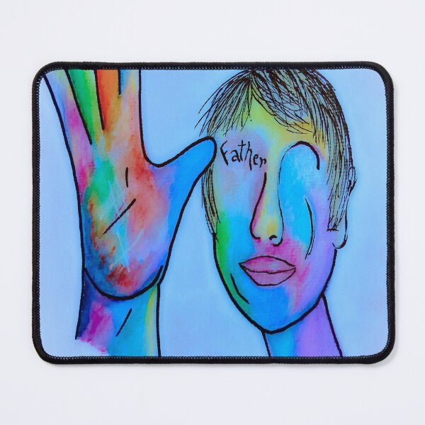 Item preview, ASL Father in Blue Overtones designed and sold by EloiseArt.