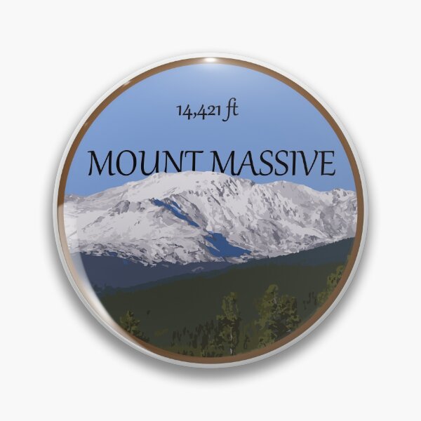 Item preview, Mount Massive Illustration designed and sold by scrossdesigns.